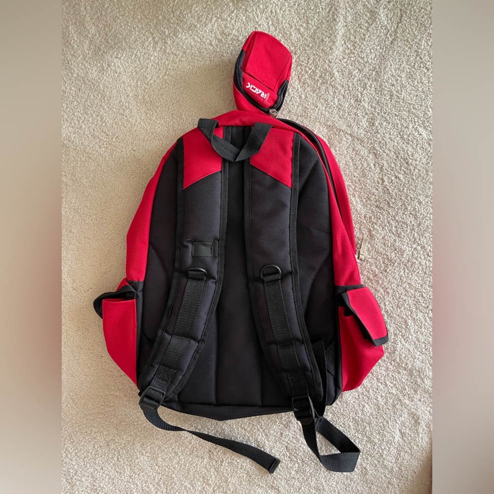 Track Backpack with Small Zipper Pouch - Picture 3 of 3